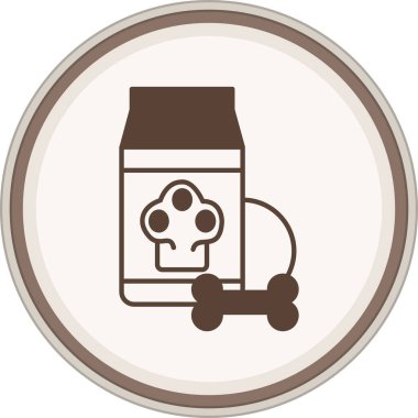 Gıda simgesinin vektör illüstrasyonu