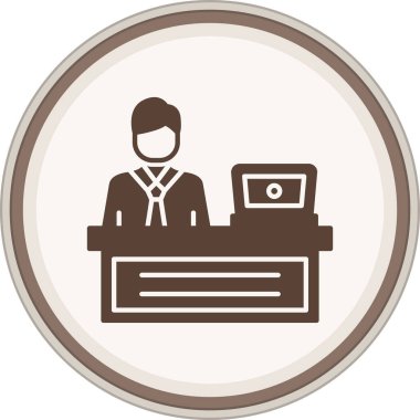 Bir erkek avatar simgesinin gösterimi