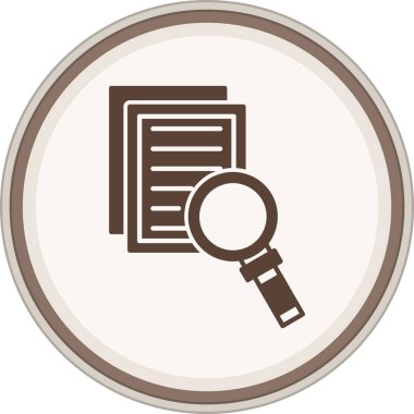 Ara. Web simgesi basit illüstrasyon