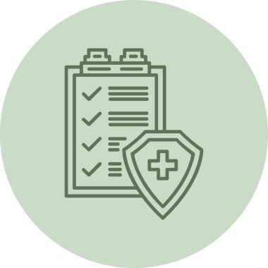 Kontrol listesi simgesi, vektör illüstrasyonu