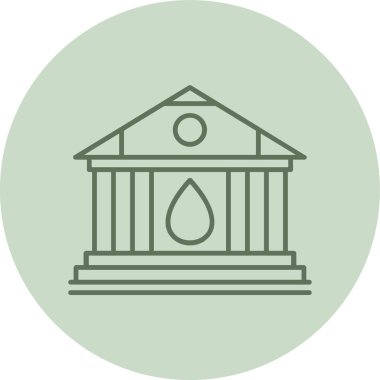 Bina. Web simgesi basit tasarım