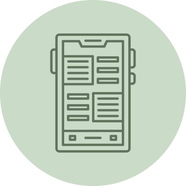 seo modern simgesinin vektör illüstrasyonu