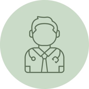 avatar erkek vektör simgesi