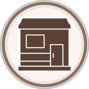 Bir evin vektör simgesi