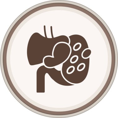 Bir yiyeceğin ikonunun vektör illüstrasyonu