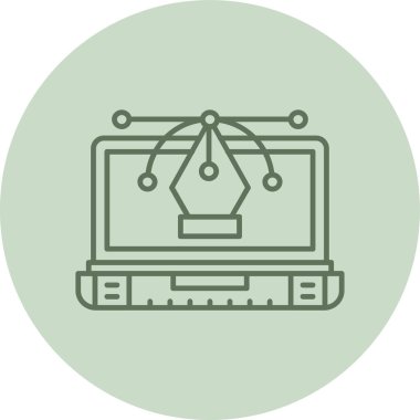 seo modern simgesinin vektör illüstrasyonu