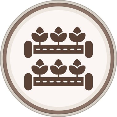 bitki simgesi, vektör illüstrasyonu