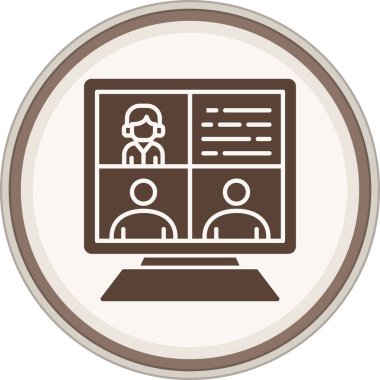 seo modern simgesinin vektör illüstrasyonu