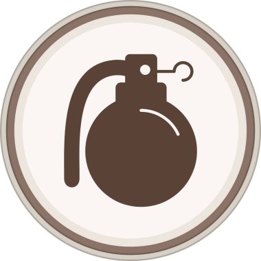 Yangın söndürücüyü simgesi, vektör çizim. Düz tasarım stili