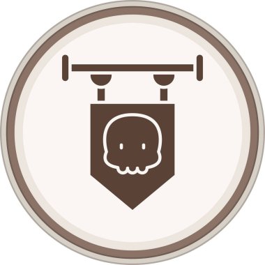 Cadılar Bayramı simgesi, vektör illüstrasyonu