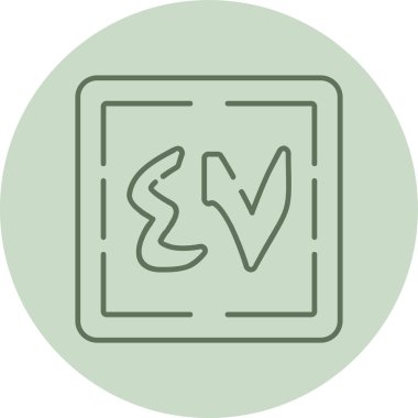 Modern b 'nin vektör illüstrasyonu eksik simgesi