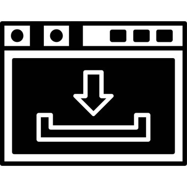 bilgisayar simgesi, vektör illüstrasyonu