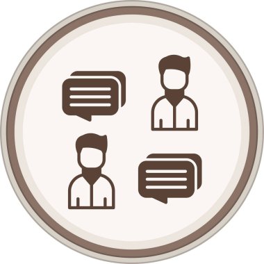 Bir grup insanın vektör çizimi