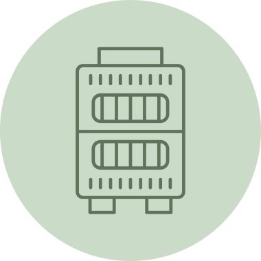 Pil. Basit simge vektör illüstrasyonu.