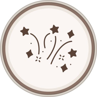 Beyaz arkaplana izole edilmiş sihirli bir değneğin çizim biçimi