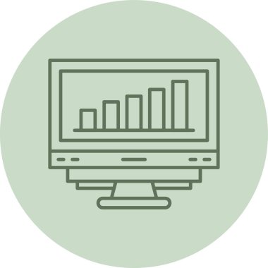 izleyici ikon vektör illüstrasyonu