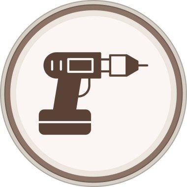 matkap simgesi, vektör illüstrasyonu