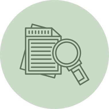 belge simgesi vektör illüstrasyonu