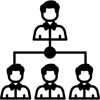 iş simgesi vektör illüstrasyonu