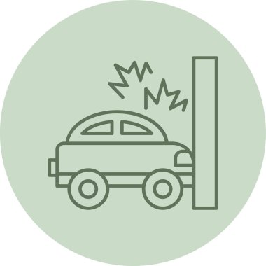 araba simgesi vektör illüstrasyonu