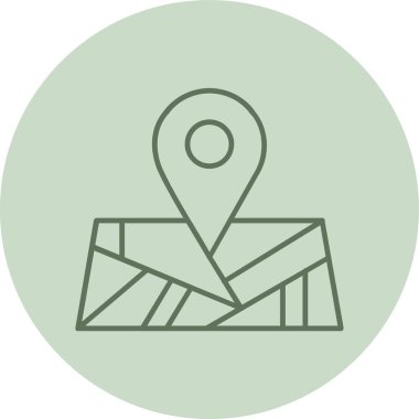 konum pin simgesi vektör illüstrasyonu