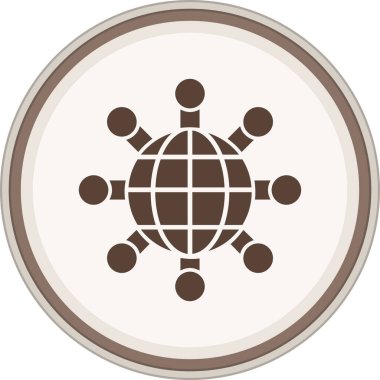 genel ağ vektör simgesi