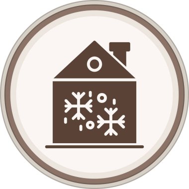 Bir evin vektör illüstrasyonu