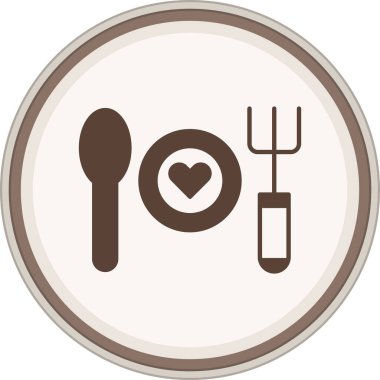 Çatal ve bıçaklı kaşık ikonu