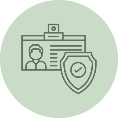 Modern simgenin vektör illüstrasyonu