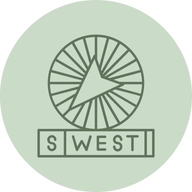 Modern simgenin vektör illüstrasyonu