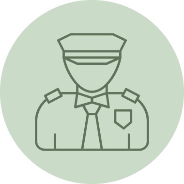 Polis rozeti. Web simgesi