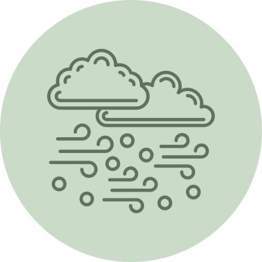 Bulut. Web simgesi basit illüstrasyon