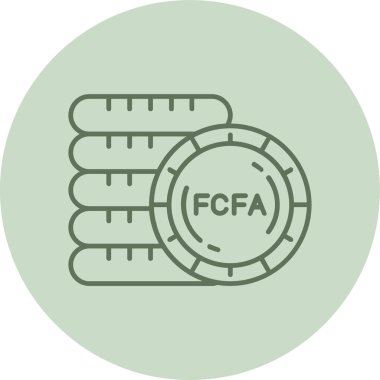 çizgi renk vektörü simgesi