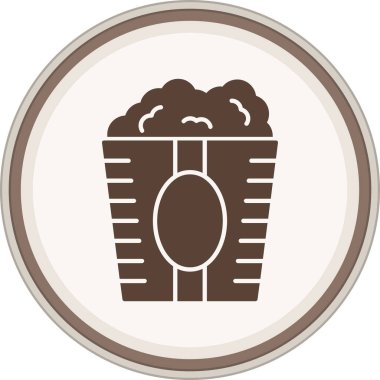 Bir kahve simgesinin vektör çizimi