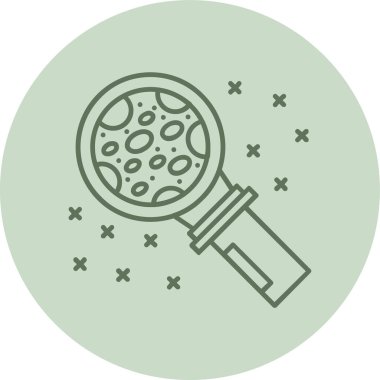 Büyüteç, vektör çizim basit simgesi