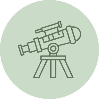 teleskop vektör simgesi kolayca düzenleyebilir ya da değiştirebilir