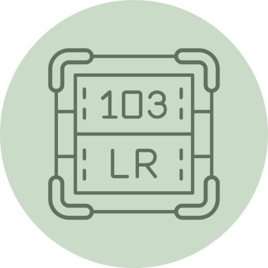 Modern radyonun tek bir simgesinin vektör çizimi