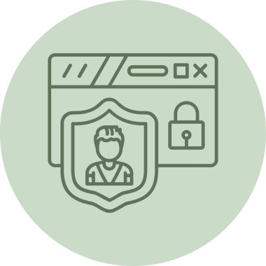 seo modern simgesinin vektör illüstrasyonu