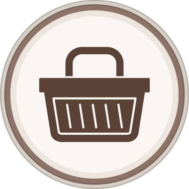 Alışveriş arabasının vektör simgesi