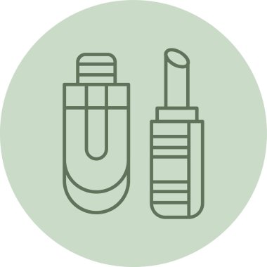 güzellik kozmetik krem simgesi ana hatlarıyla