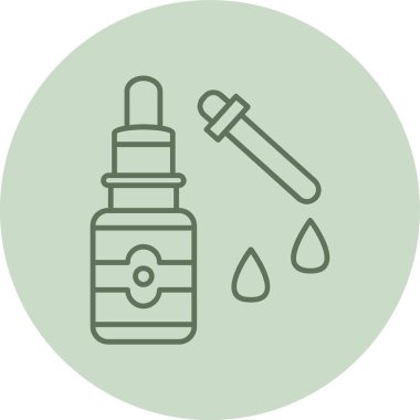 Serum green Circle. Vector Illustration For Web Use