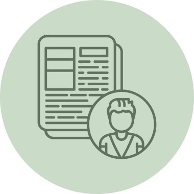 İş simgesinin vektör illüstrasyonu