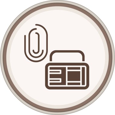 Benzersiz Radyo Vektörü Kabartma Simgesi