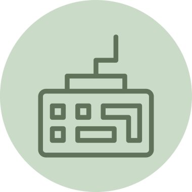 Bir radyo simgesinin vektör illüstrasyonu