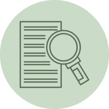 Vektör simgesi, büyüteç, büyüteç, ekrana yakınlaştır