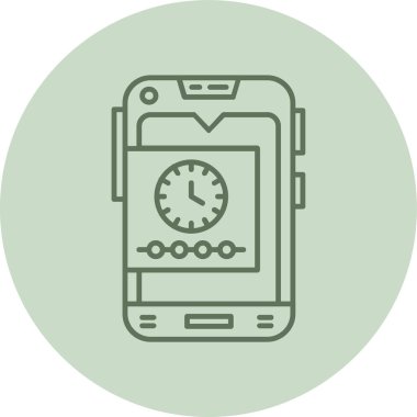 vektör modern akıllı saat