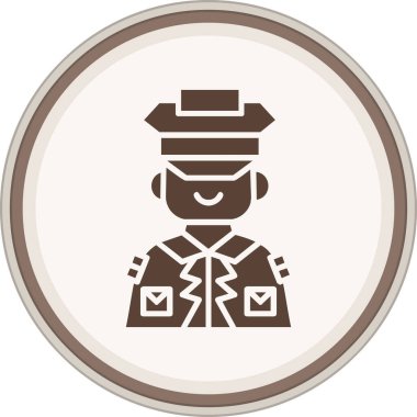 Bir insan simgesinin vektör illüstrasyonu