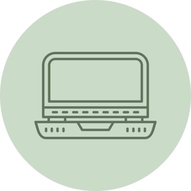 bilgisayar ekran vektör çizimi grafiği