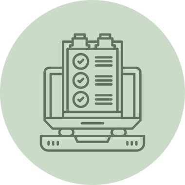 Elektrik güç simgesi, vektör illüstrasyonu