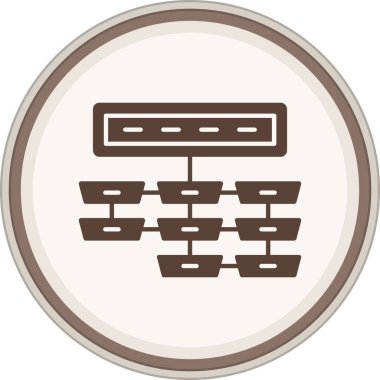 şebeke. Web simgesi basit illüstrasyon